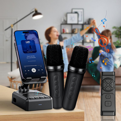 Wireless Speaker Cellphone Stand withRemote Control for  Scrolling,📲🤳🏻Cilifer®Rechargeable Portable Mobile Tablet Stand, Giftsfor Family Friends SmartphoneMount, BacktoSchool M7