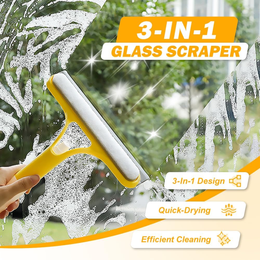 Cilifer® 🏆Flash Sale⚡ 50K+ SOLD! Almost Gone-💥🔥3 in 1 Window Cleaning Scraper M3