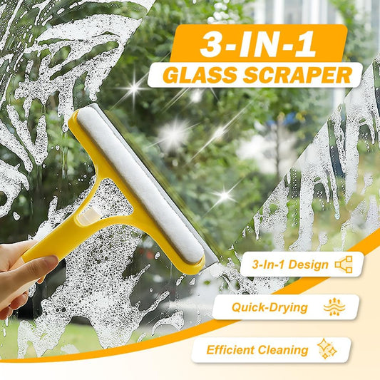 Cilifer® 🏆Flash Sale⚡ 50K+ SOLD! Almost Gone-💥🔥3 in 1 Window Cleaning Scraper M1