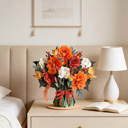 Cilifer® 🏆35K+ SOLD! 🌼💌 Forever-Blooming 3D Flower Pop-Up Card– Personalized Love Message & Everlasting Bloom 🎁
