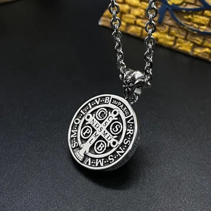 Oneswear® 🔥Last Day 50% OFF -✝️Saint Benedict Medal Pendant Necklace🎁Buy 2 Get 1 Free  M2