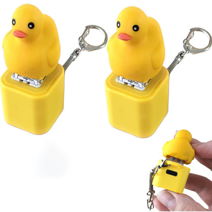 Frog Croaking Fidget Toy - Rechargeable Frog Croaking Keychain. Frog Croaking Stress Reliever with Colorful Lights. Fun & Portable Anxiety Relief Toy🐸M1