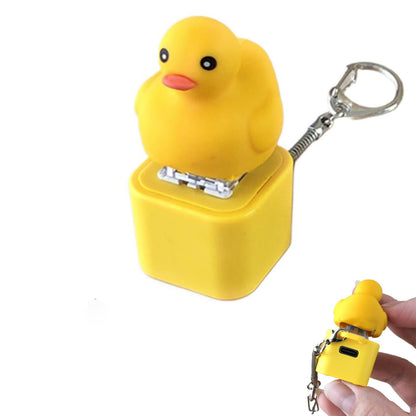 Frog Croaking Fidget Toy - Rechargeable Frog Croaking Keychain. Frog Croaking Stress Reliever with Colorful Lights. Fun & Portable Anxiety Relief Toy🐸M1