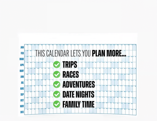 Cilifer®📅2026 Wall Calendar - Flexible Dry-Erase Material ✍️Design Your Amazing Year!🏃