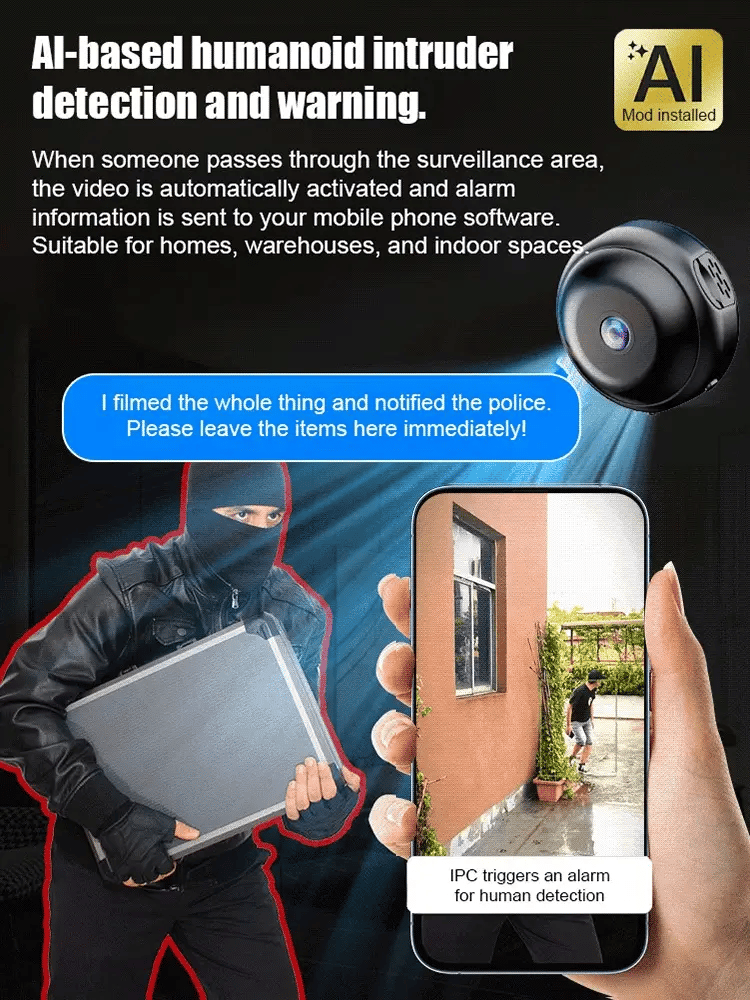 Cilifer® 【Hidden camera HD night vision】No WIFI or electricity required💯Tiny and installs in 1 second ⚠️Remote real-time viewing