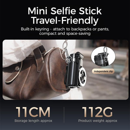 2025 New 4-in-1 Multifunctional Magnetic miniSelfie Stick with 360° Rotation Compact Cilifer® Bluetooth Control Magnetic PhoneHolder for Selfies Video Recording VloggingCompatible with Most Phones -StabilizerCamera,Maxinum extend to 16 inches📲M1