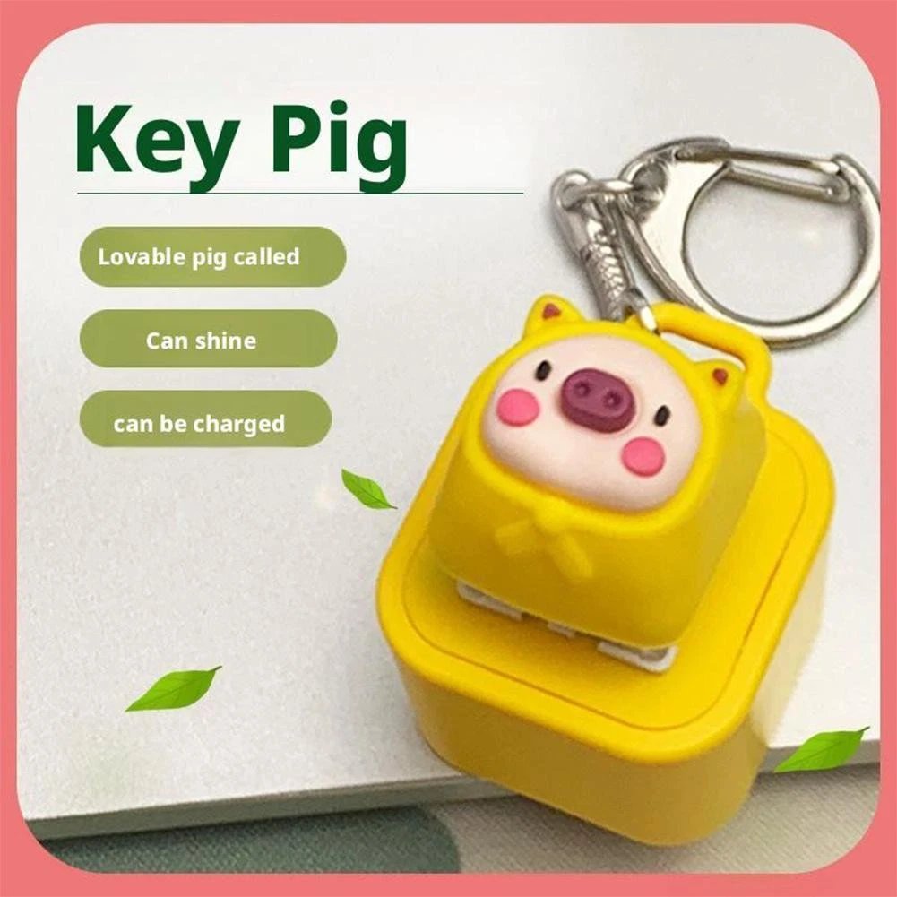 Frog Croaking Fidget Toy - Rechargeable Frog Croaking Keychain. Frog Croaking Stress Reliever with Colorful Lights. Fun & Portable Anxiety Relief Toy🐸M1