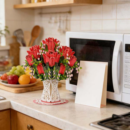 Cilifer® 🏆35K+ SOLD! 🌼💌 Forever-Blooming 3D Flower Pop-Up Card– Personalized Love Message & Everlasting Bloom 🎁