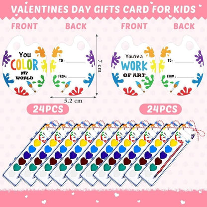 Cilifer® 💖🎨Mini Watercolor Paint Set for Valentine's Day | Romantic Art Gift