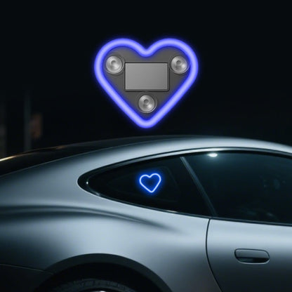 Cilifer®🔥Last Day Promotion 49% OFF🔥 - Solar Powered Wireless LED Heart Shape C-Pillar Neon Light