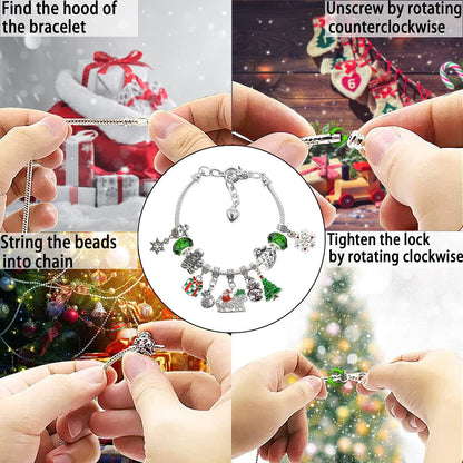Cilifer® 🔥The Best Gift For Children🎀DIY Christmas Advent Calendar Bracelets Set M1