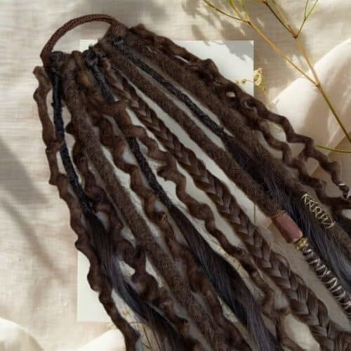 Cilifer® 🎉 - 👩🏼‍🦱Elastic Dread Ponytail Salty Soul