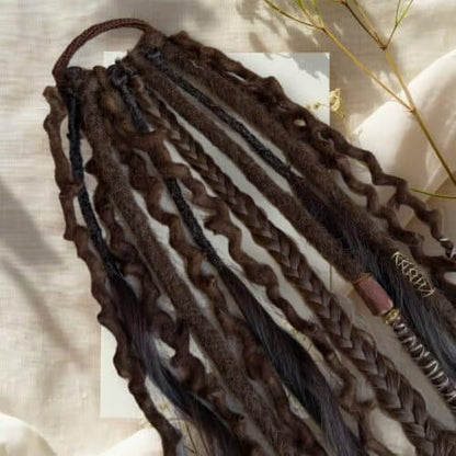 Cilifer® 🎉 - 👩🏼‍🦱Elastic Dread Ponytail Salty Soul